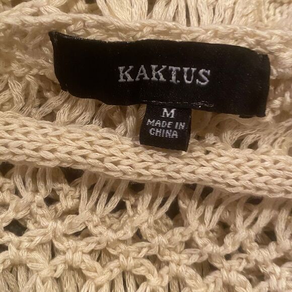 Kaktus Crocheted Boho Festival Top Size Medium - Picture 11 of 12